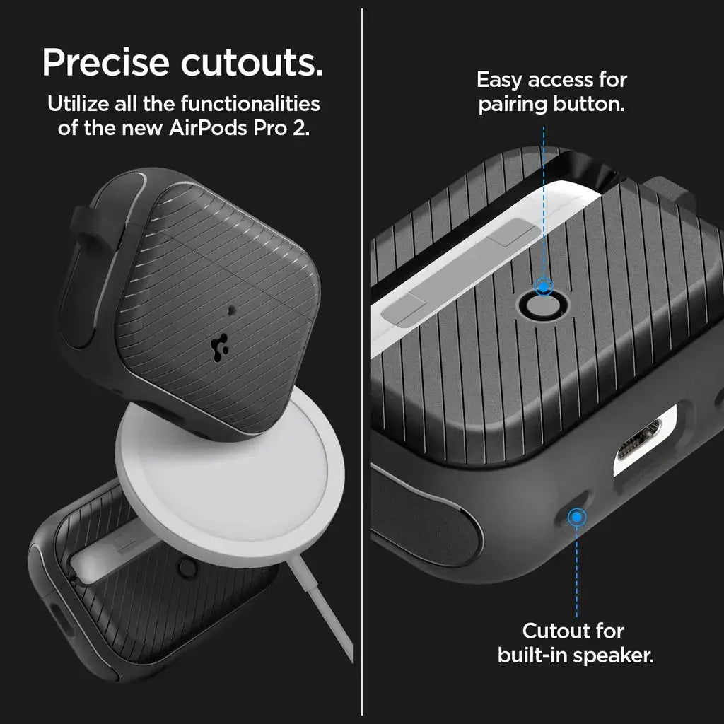 Spigen Apple AirPods Pro 2 Case Mag Armor Magfit Magsafe Case Spigen