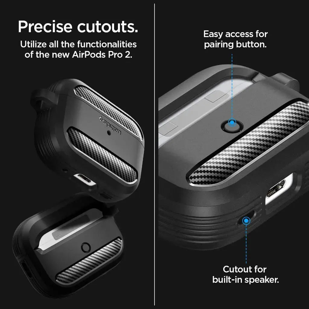 Spigen Apple AirPods Pro 2 Case Rugged Armor Spigen