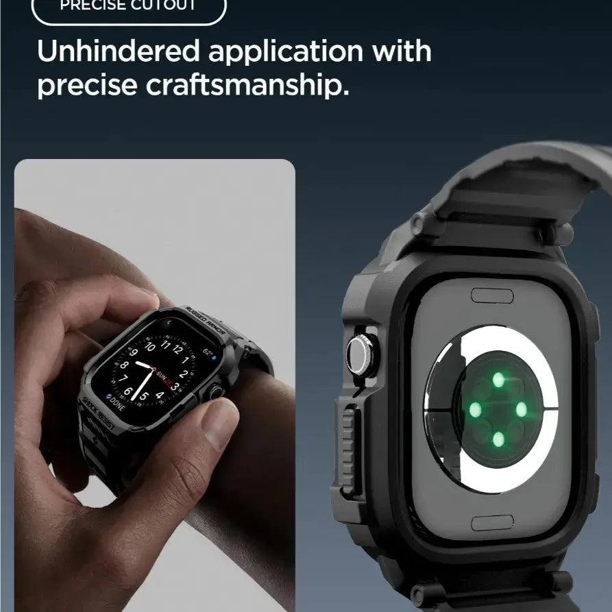 Spigen Apple Watch Series 12 Case (46mm) Rugged Armor Pro with Strap Spigen Singapore Singapore