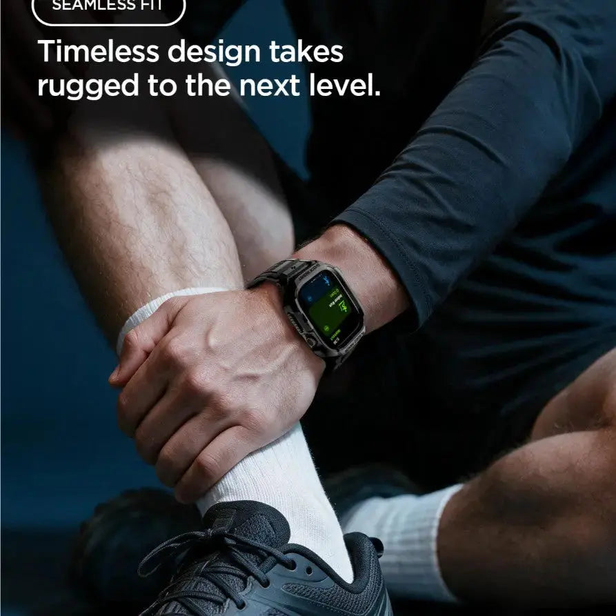 Spigen Apple Watch Series 12 Case (46mm) Rugged Armor Pro with Strap Spigen Singapore Singapore