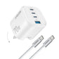 Anker Zolo Charger 70W Fast Charging 4-Port GaN USB C Compact Foldable Charger A121C Tech House Singapore