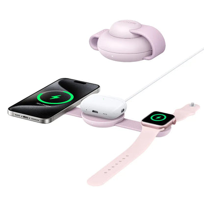 Anker MagGo 3-in-1 Foldable Charging Pad 15W Qi2 Wireless Charger B25M8 Tech House Singapore