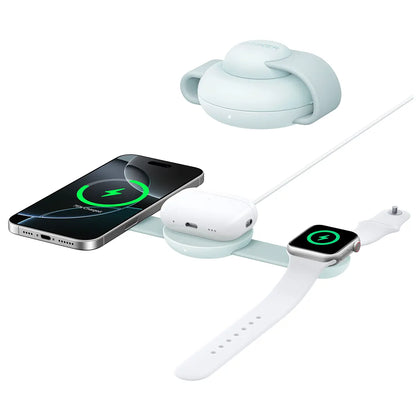 Anker MagGo 3-in-1 Foldable Charging Pad 15W Qi2 Wireless Charger B25M8 - Tech House - Singapore