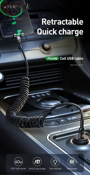 MCDODO Cable 36W C to L Coil Cable 1.8m CA-1960 Tech House Singapore