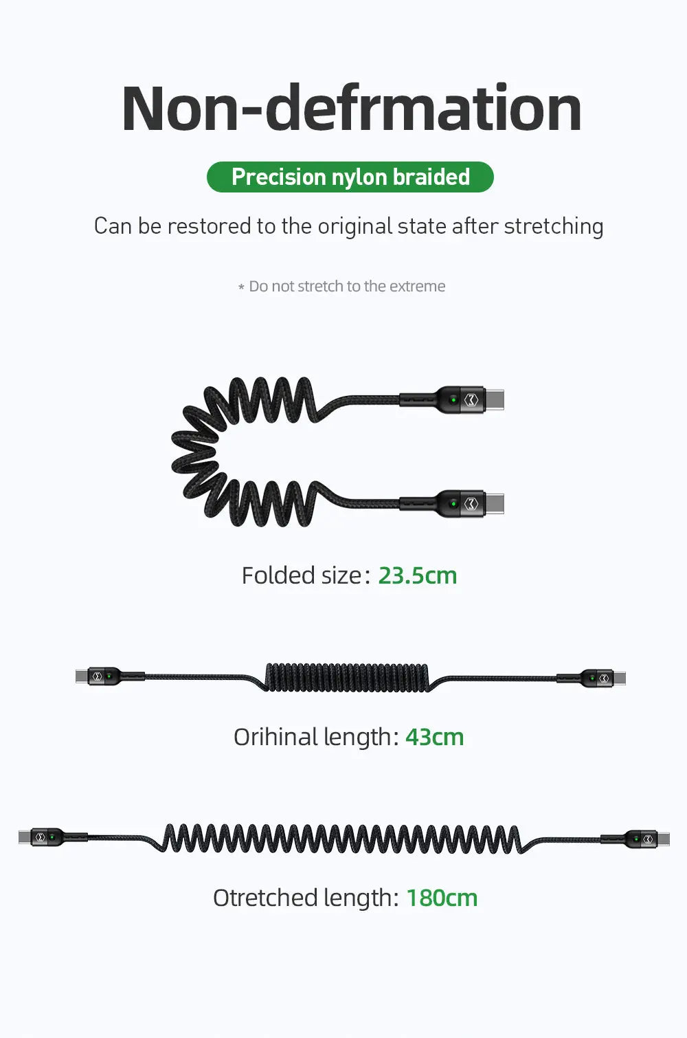 MCDODO Cable 36W C to L Coil Cable 1.8m CA-1960 Tech House Singapore