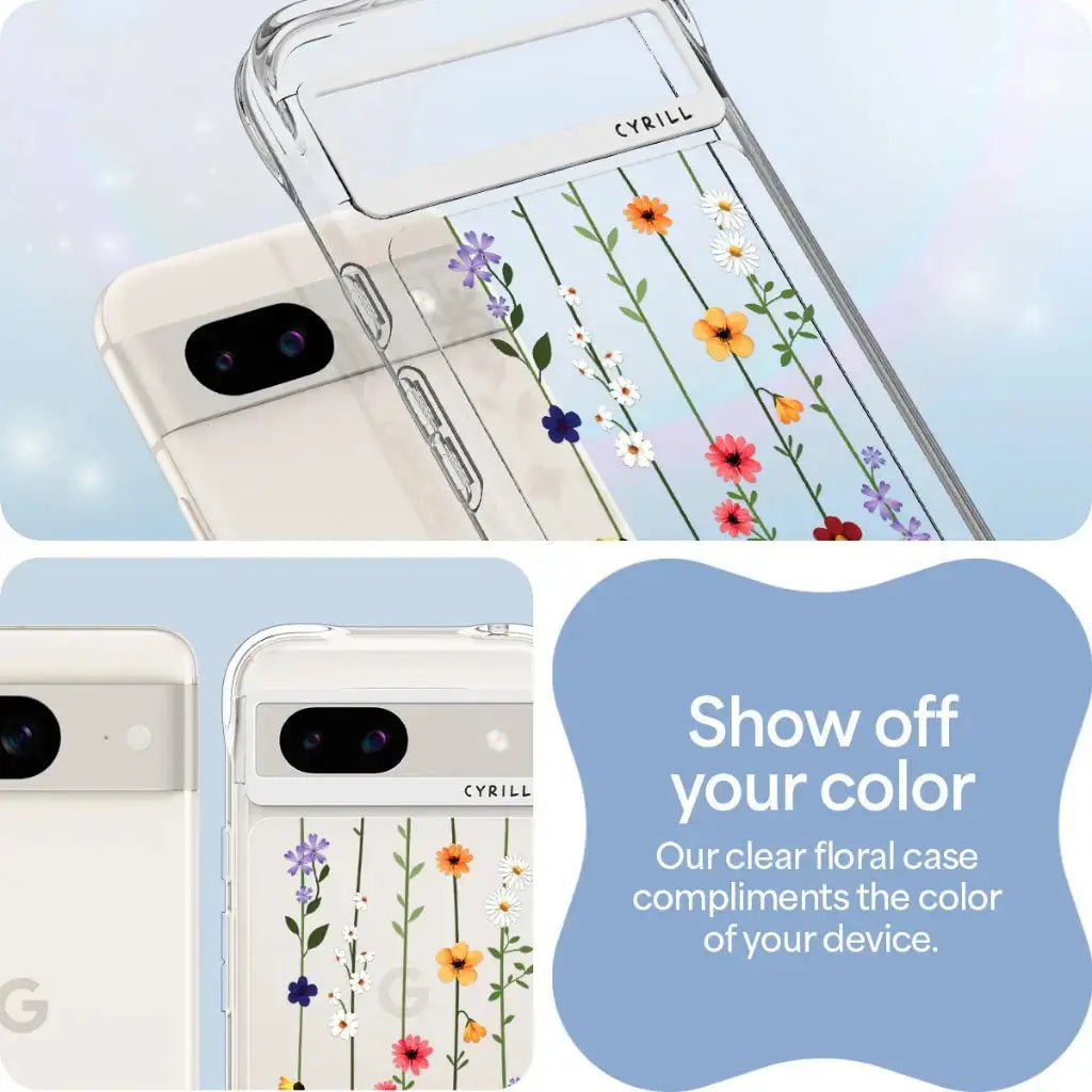 Spigen CYRILL Cecile Google Pixel 8a Case Flower Garden Spigen