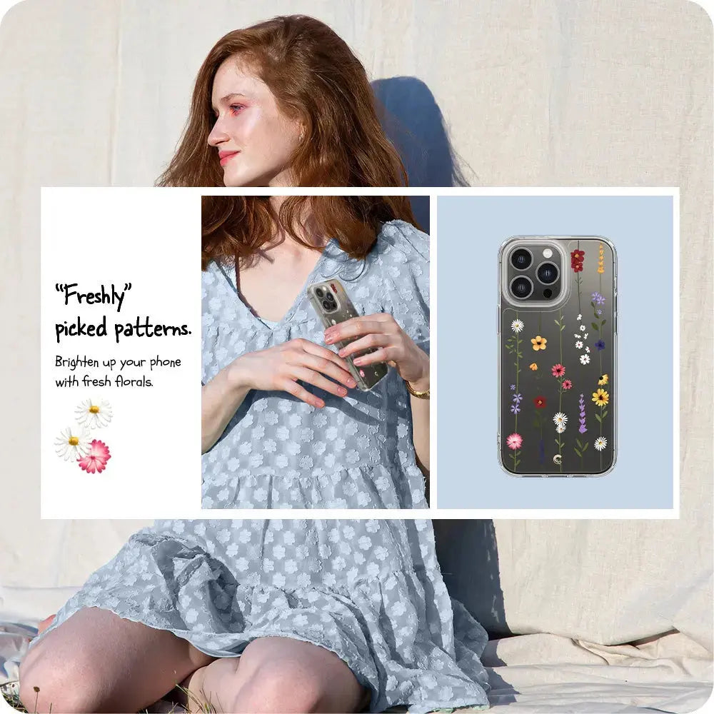 Spigen CYRILL iPhone 14 Pro Case Flower Garden Spigen