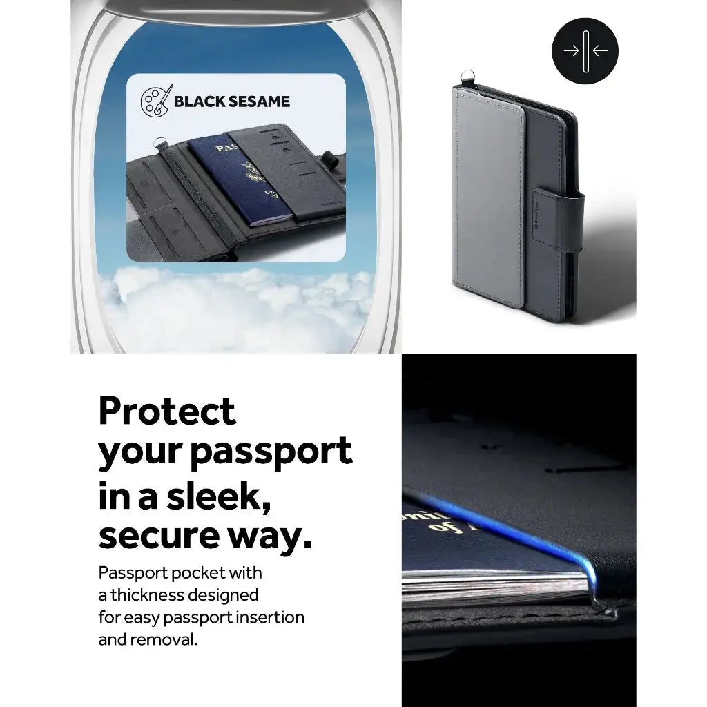 Spigen Caseology Passport Holder Card Holder With Stand Spigen