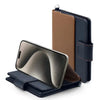 Spigen Caseology Passport Holder Card Holder With Stand - Mulberry Indigo