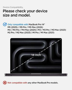 Spigen Case Thin Fit For Macbook Pro 14 inch case M5/M4/M3/M2/M1 (2026 / 2024 / 2023 / 2021) Spigen Singapore Singapore