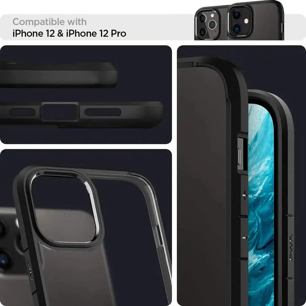 Spigen iPhone 12 Pro / iPhone 12 Case Ultra Hybrid / Crystal Hybrid Spigen