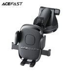 Acefast D57 One-Key Lock Dashboard Car Mount Phone Holder Strong Grip Adjustable Smartphone Holder Tech House Singapore