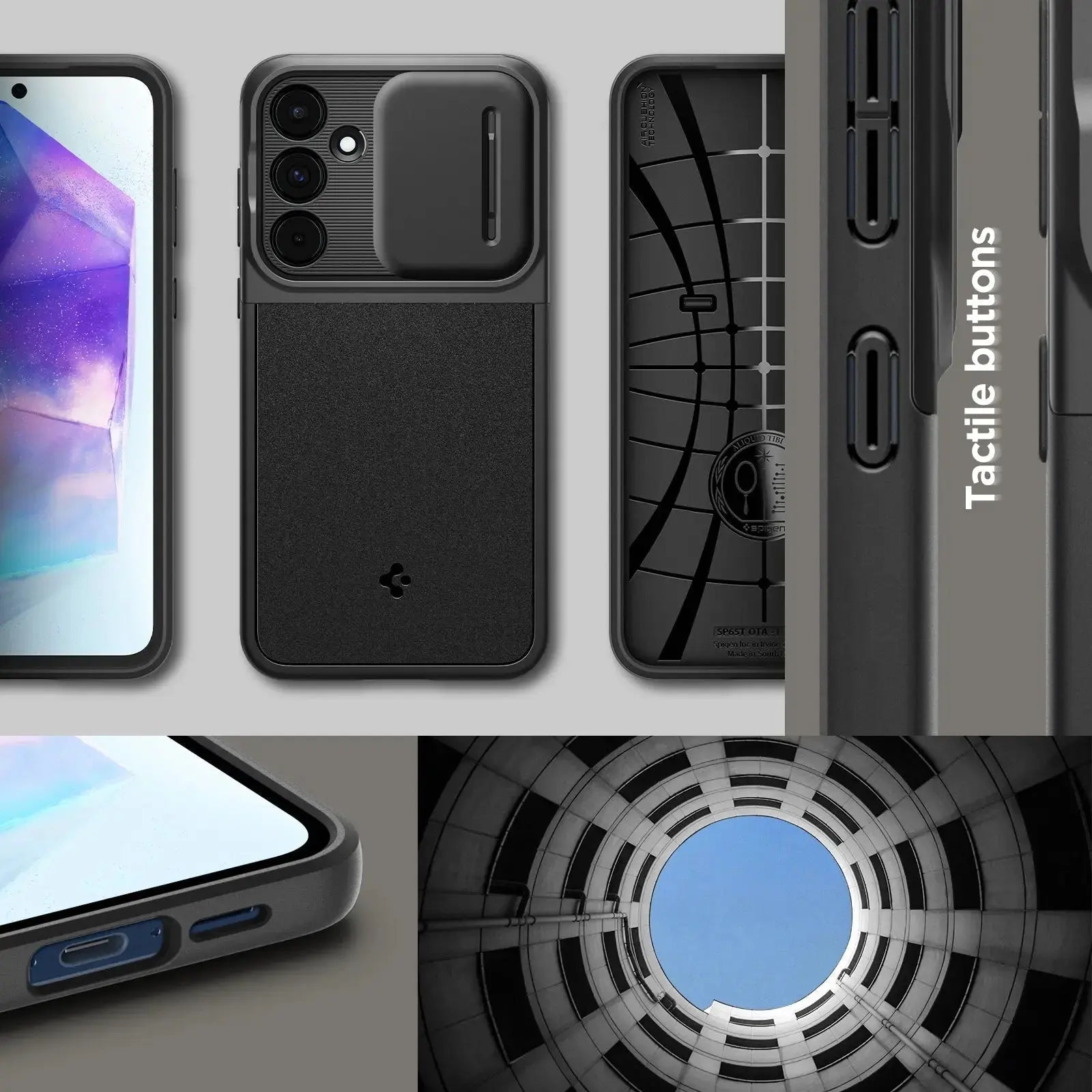 Spigen Galaxy A55 case Optik Armor Spigen