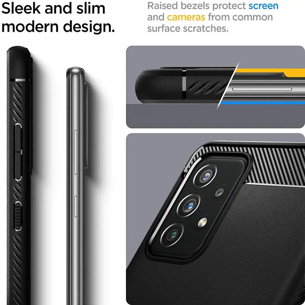 Spigen Galaxy A72 Case Rugged Armor Spigen