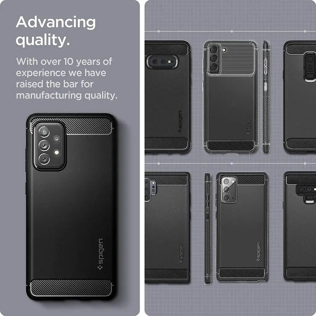 Spigen Galaxy A72 Case Rugged Armor Spigen