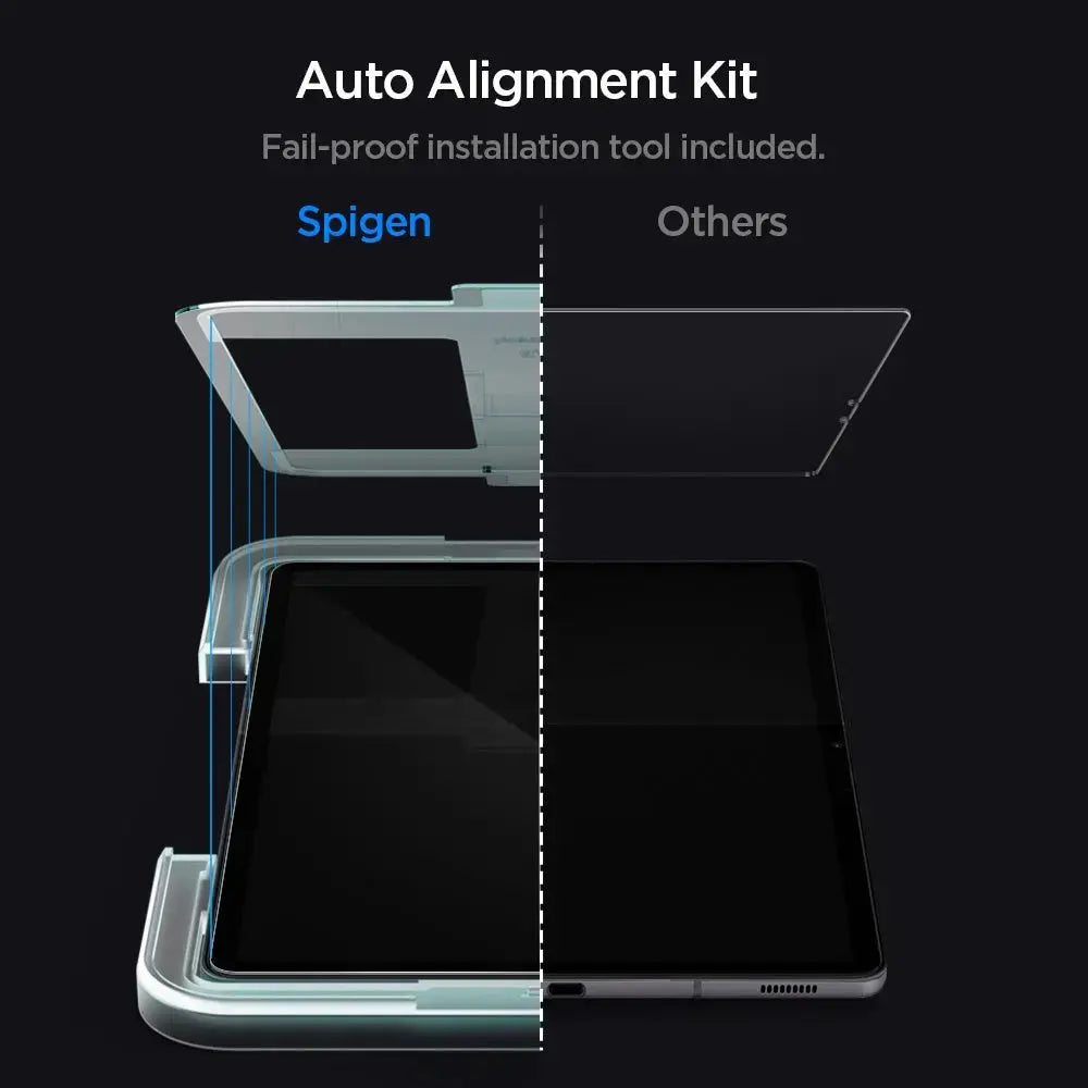 Spigen Galaxy Tab S8 / Galaxy Tab S7 EZ FIT GLAS.tR Screen Protector Spigen