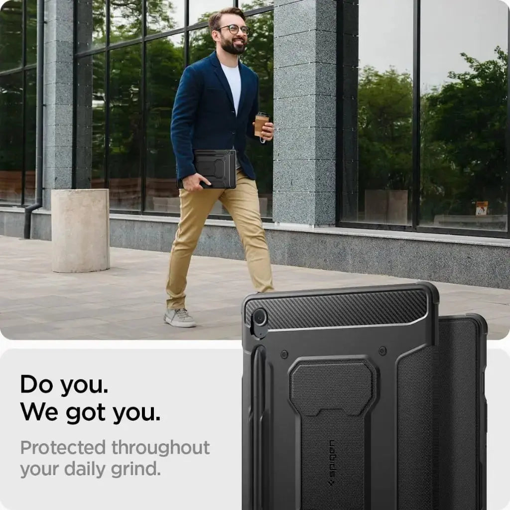 Spigen Galaxy Tab S9 FE Case Rugged Armor Pro Spigen