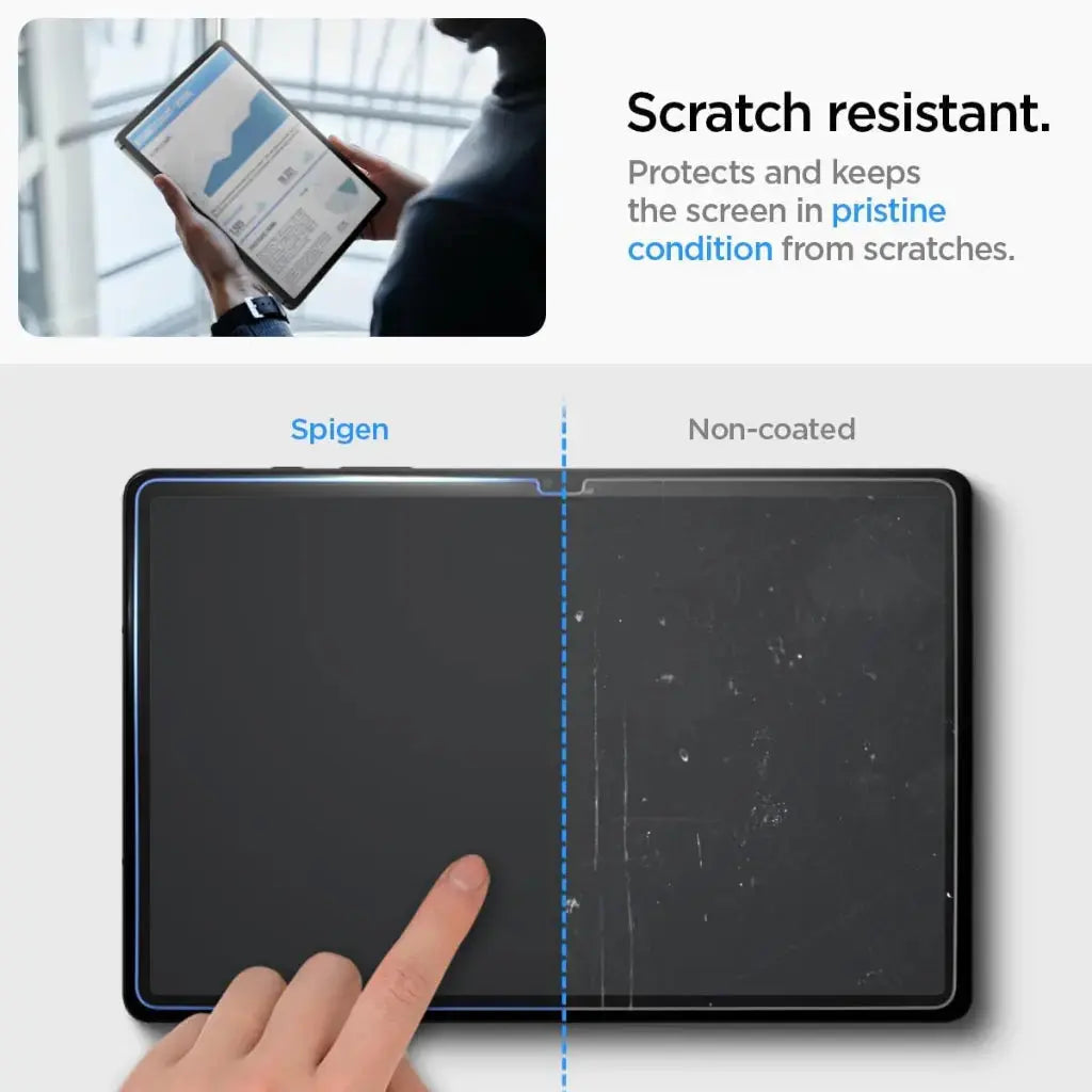 Spigen Galaxy Tab S10+ / S9+ Screen Protector EZ FIT GLAS.tR Spigen