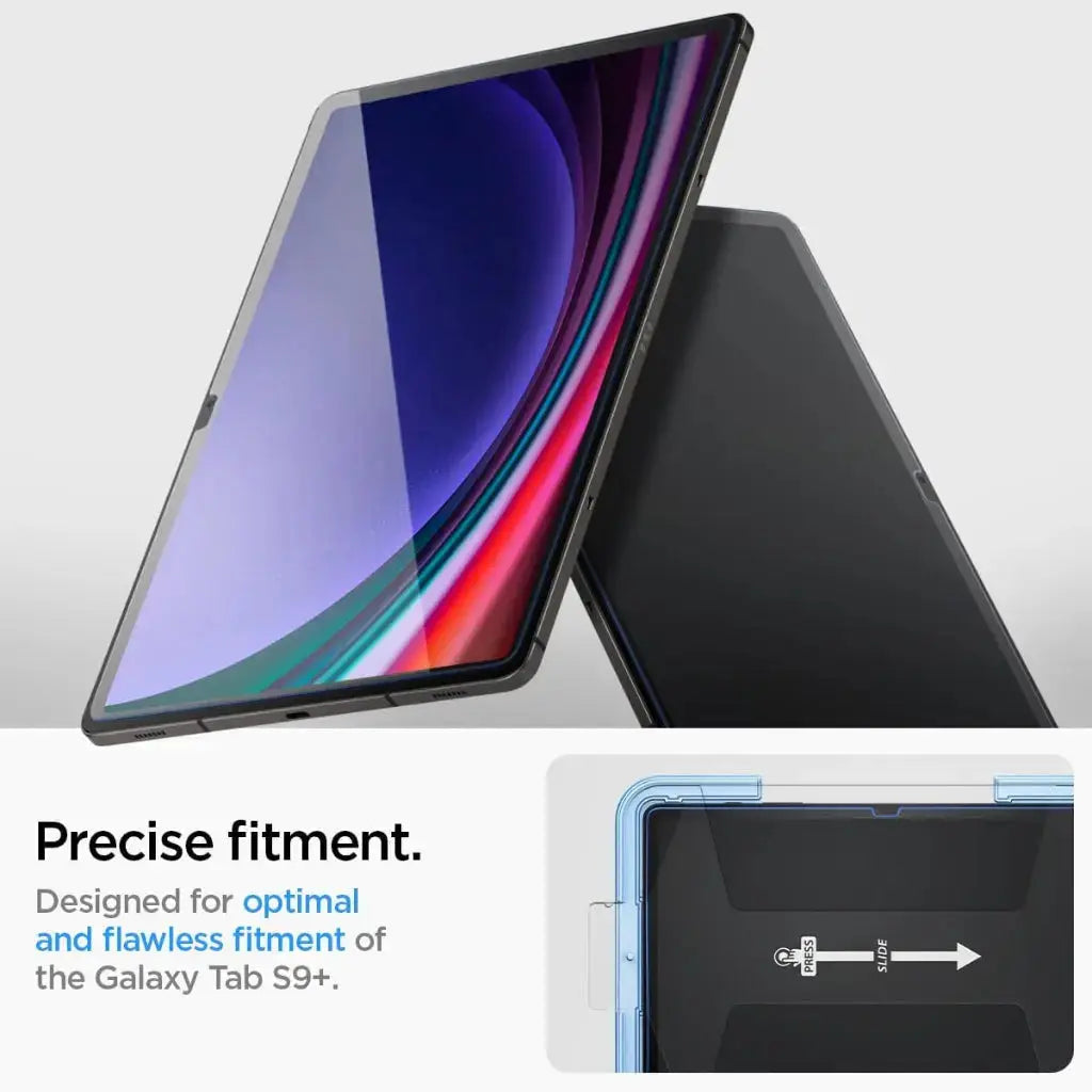 Spigen Galaxy Tab S10+ / S9+ Screen Protector EZ FIT GLAS.tR Spigen