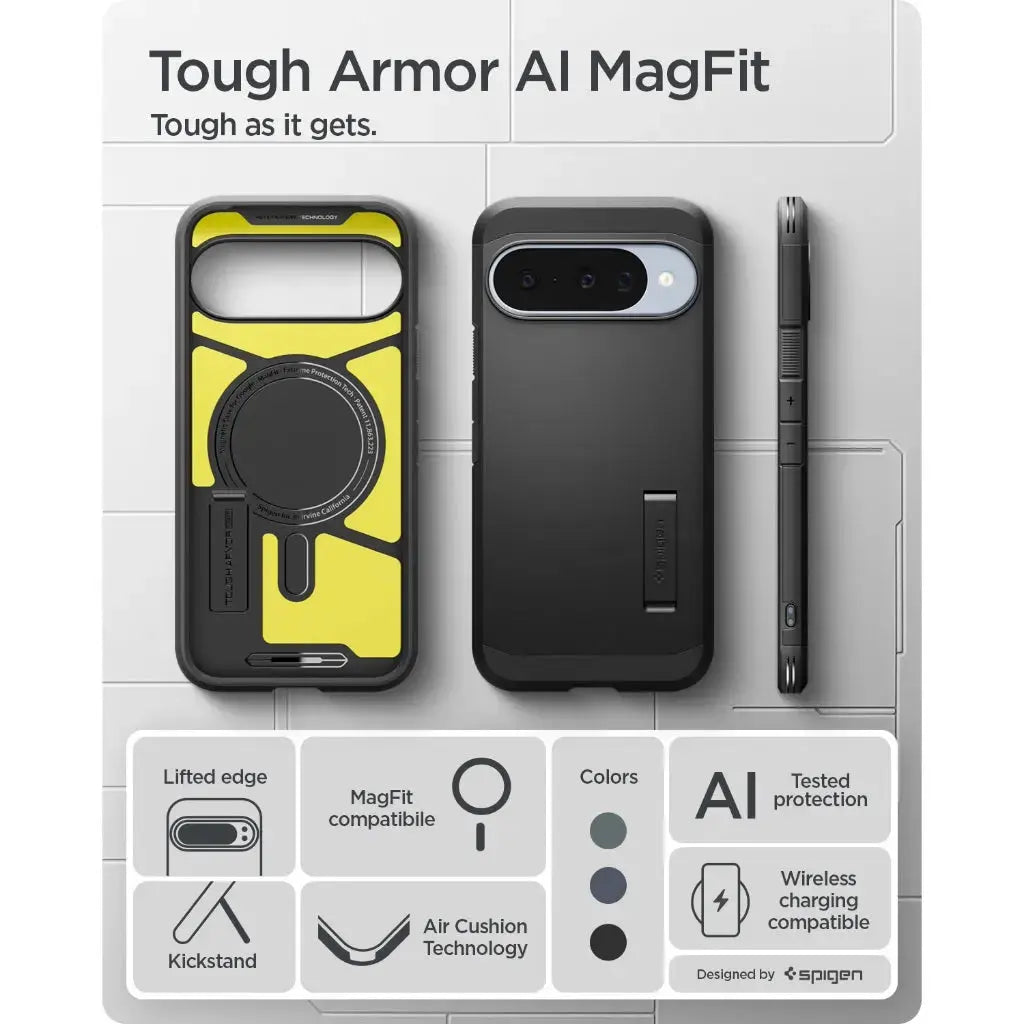 Google Pixel 10 Pro / Pixel 10 Case Tough Armor AI MagFit Spigen Singapore Singapore