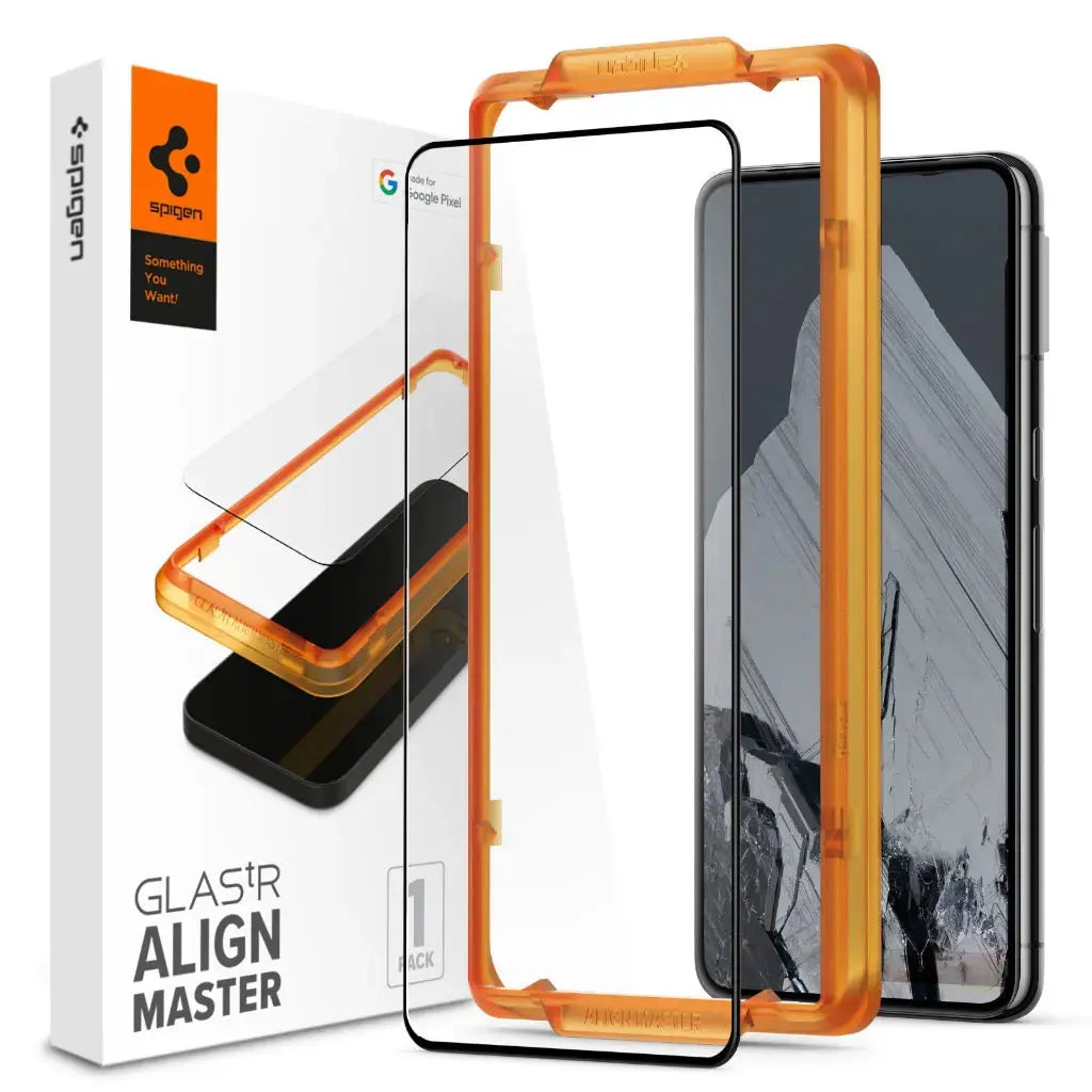 Spigen Google Pixel 8 Pro Screen Protector AlignMaster GLAS.tR Spigen