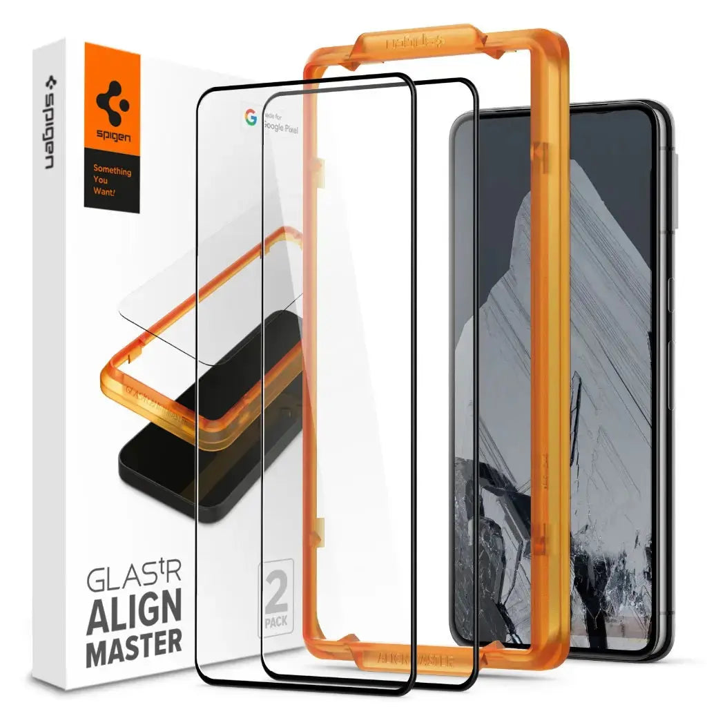 Spigen Google Pixel 8 Pro Screen Protector AlignMaster GLAS.tR Spigen