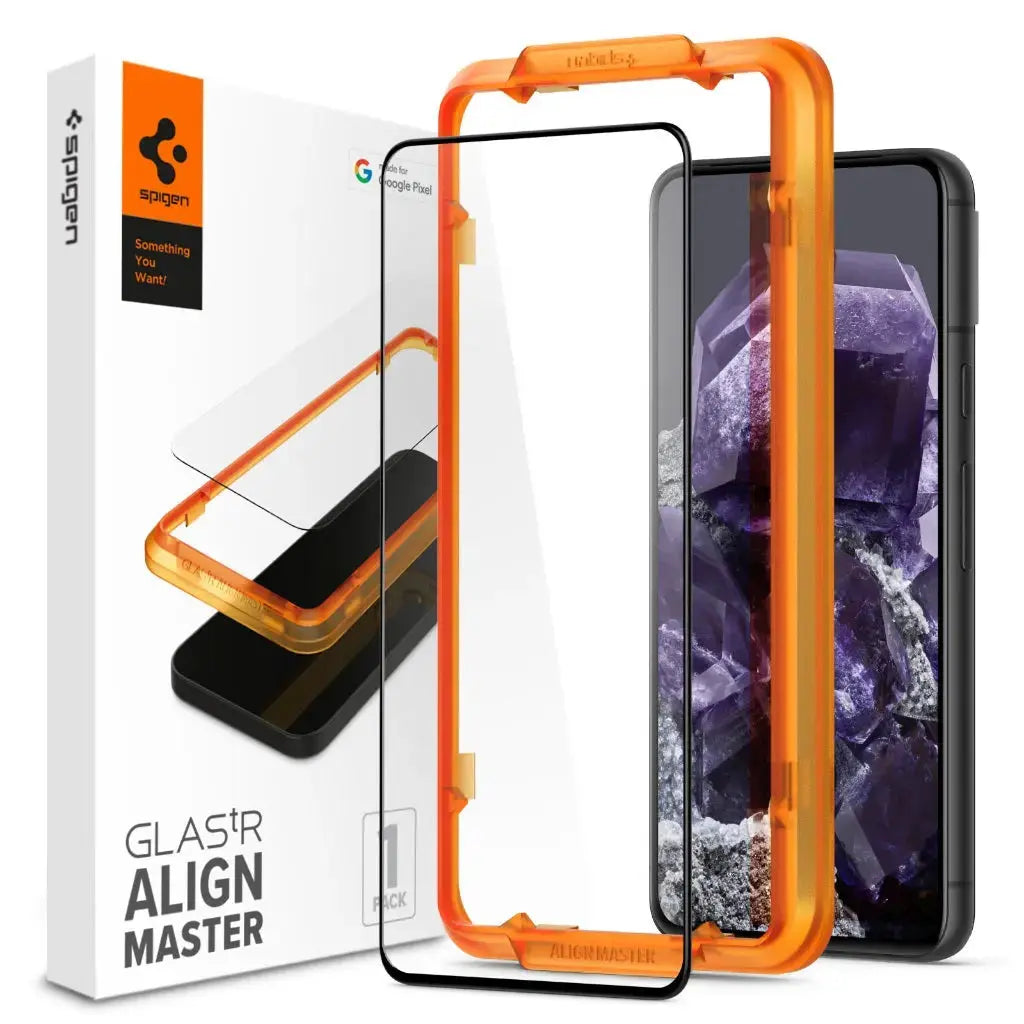 Spigen Google Pixel 8 Screen Protector AlignMaster GLAS.tR Spigen