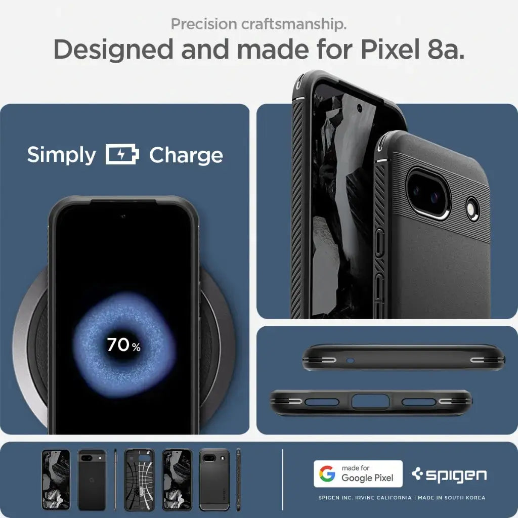 Spigen Google Pixel 8a Case Rugged Armor Spigen