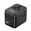 77digi 45W 3 Type-C + 2 USB A Travel Adapter WWA45 - Black