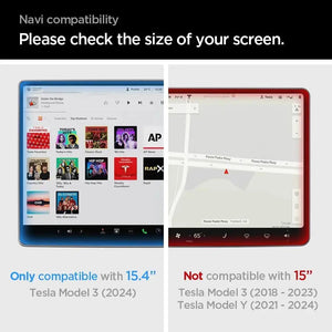 Spigen Tesla Model 3 (2024) / Highland Edition Screen Protector EZ Fit GLAS.tR Anti-Glare Matte Spigen