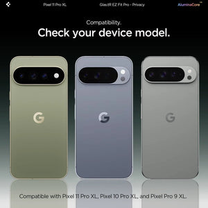 [2 Pack] Spigen Google Pixel 11 Pro XL Privacy Screen Protector EZ Fit Pro Spigen Singapore Singapore