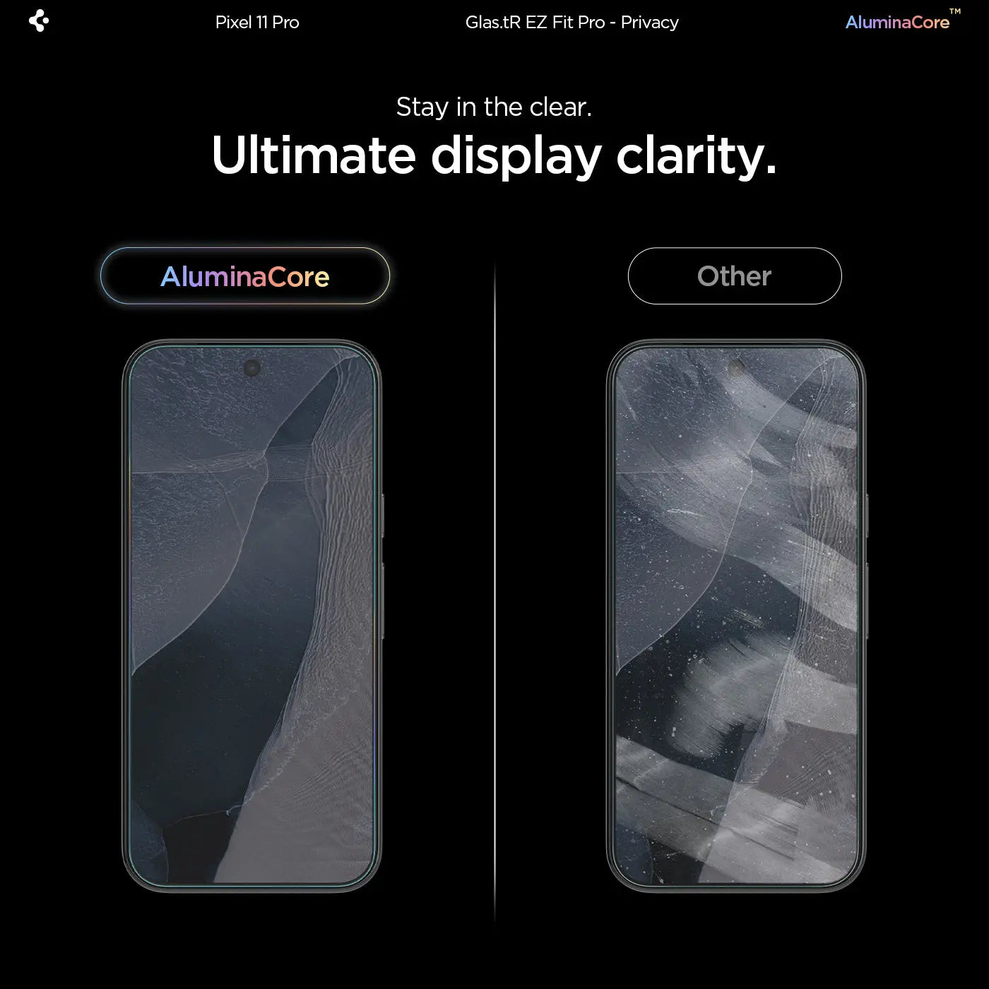 [2 Pack] Spigen Google Pixel 11 Pro XL Privacy Screen Protector EZ Fit Pro Spigen Singapore Singapore