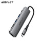 Acefast J18 6-in-1 USB-C Hub 4K 60Hz HDMI PD 90W Fast Charging Docking Station SD/TF Card Reader Multi-Port Hub Tech House Singapore