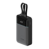 CUKTECH CP24 Dual Power Bank 20000mAh 40W Fast Charging Built-in Dual Cables Powerbank LPB200NL [CCC Certified] - Grey