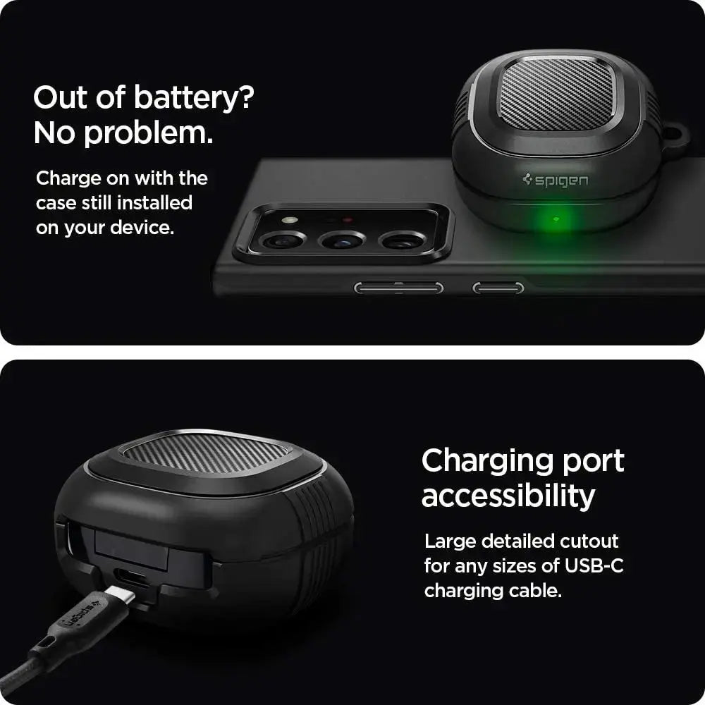 Spigen Galaxy Buds FE / 2 Pro / 2 / Pro / Live Case Rugged Armor Spigen