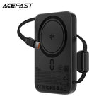 Acefast M45 5000mAh PD 20W Qi2 Magnetic Wireless Charging Power Bank with Cable [CCC Certified] Tech House Singapore