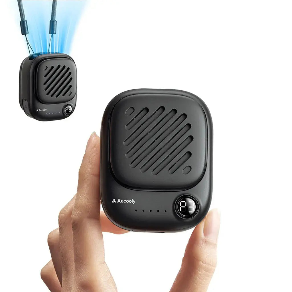 Aecooly Mini Portable Neck Fan Click 01 Tech House Singapore