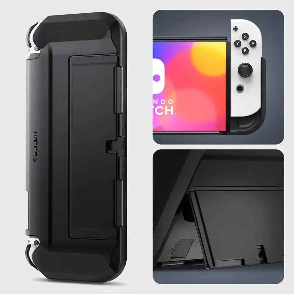Nintendo Switch B) Spigen Nintendo Switch OLED Case Thin Fit - Tech House - Singapore