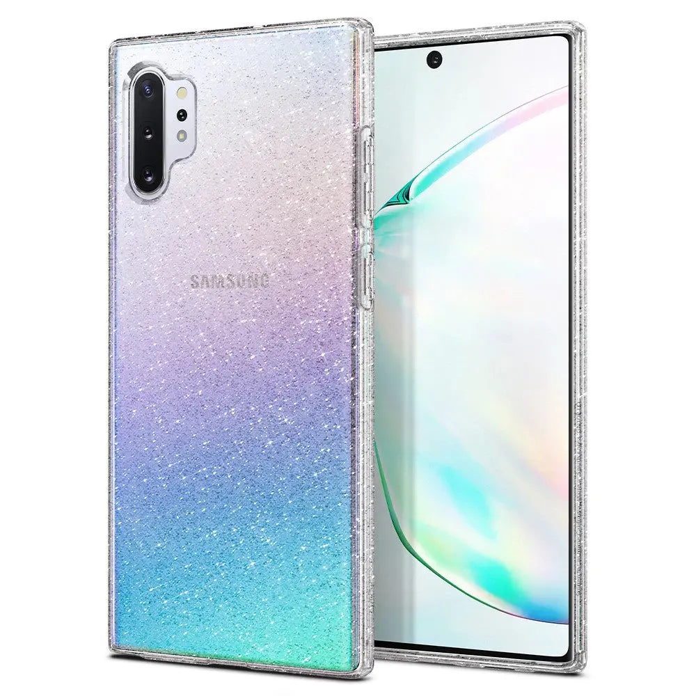 Note 10 Plus Case Liquid Crystal Glitter