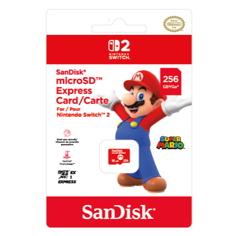 Nintendo Switch 2 SanDisk microSD Express Card - 256GB Tech House Singapore