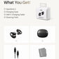SHOKZ OpenDots 2 Open-Ear Clip-On Earbuds with Dolby Audio, 3-Mic Clear Calls, Wireless Charging, IP57 E320 Shokz Singapore