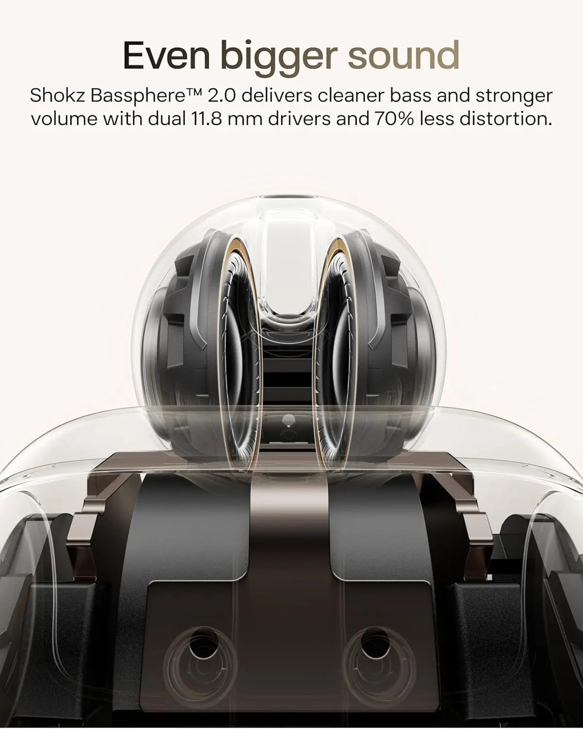 SHOKZ OpenDots 2 Open-Ear Clip-On Earbuds with Dolby Audio, 3-Mic Clear Calls, Wireless Charging, IP57 E320 Shokz Singapore