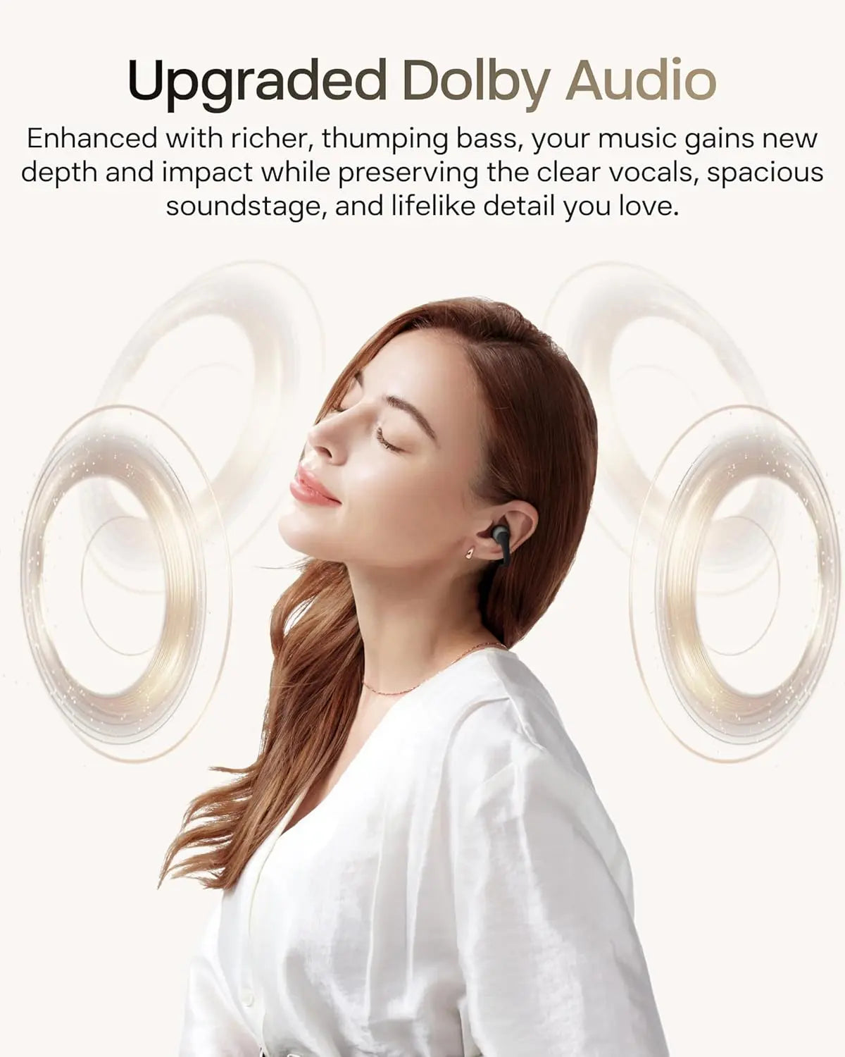SHOKZ OpenDots 2 Open-Ear Clip-On Earbuds with Dolby Audio, 3-Mic Clear Calls, Wireless Charging, IP57 E320 Shokz Singapore