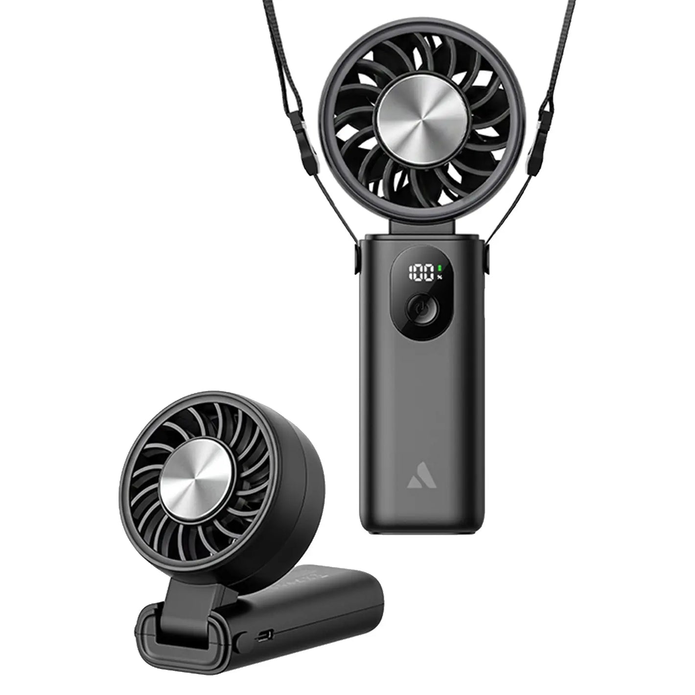 Aecooly Halo 04 Cooling Foldable Fan High Speed Wind Portable Fan Rechargeable Turbo Fan Mini Fan PC01 Tech House Singapore