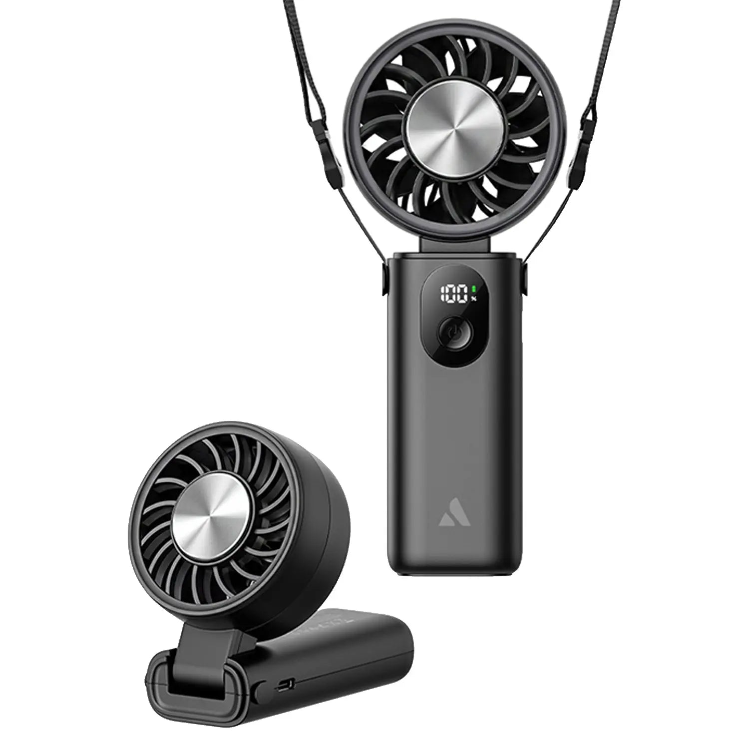 Aecooly Halo 04 Cooling Foldable Fan High Speed Wind Portable Fan Rechargeable Turbo Fan Mini Fan PC01 Tech House Singapore