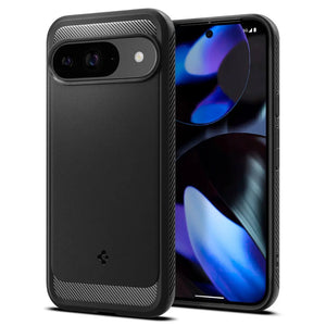 Spigen Google Pixel 9 Pro / Pixel 9 Case Rugged Armor Cover Mil-Grade Protection Car-inspired Design Casing