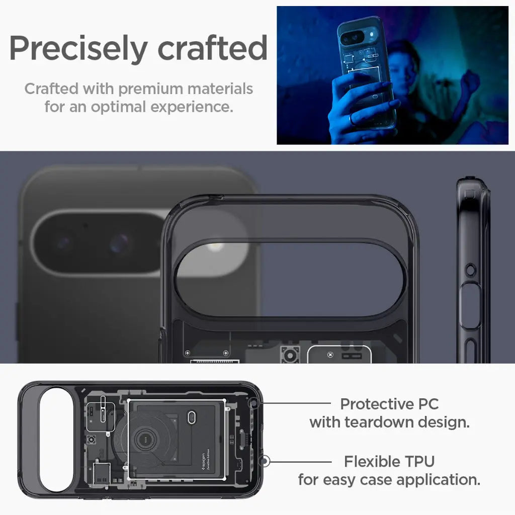 Spigen Google Pixel 9 Pro / Pixel 9 Case Ultra Hybrid Zero One Drop Protection Camera Guard Premium Google Cover