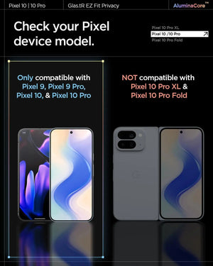 [2 Pack] Spigen Google Pixel 10 Pro / 10 / 9 Pro / 9 Privacy Screen Protector Glas.tR EZ Fit Spigen Singapore Singapore