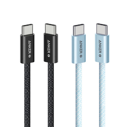 Anker Zolo USB C to USB C Cable 240W Braided Fast Charging Cable (3ft/6ft) A8060