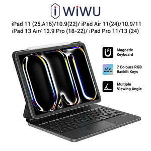 WiWU Magnetic Smart Control Keyboard US English MK003 Tech House Singapore